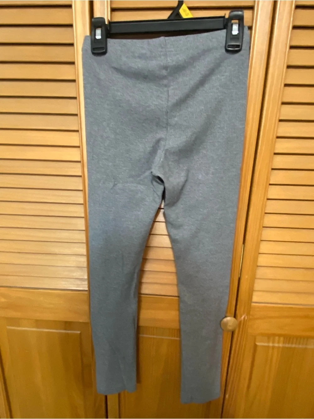 Old Navy Gray Girls' Basic Stretch Leggings
